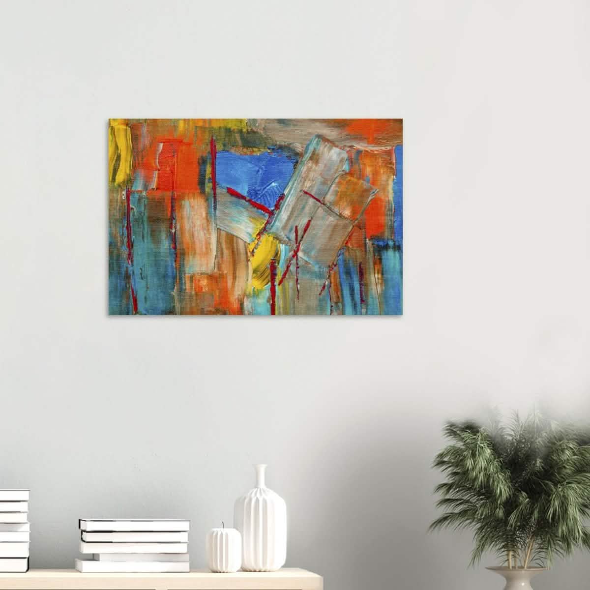 Da Vinci Abstract Wall art - Wood Prints - 50x75 cm / 20x30″ - 20 mm