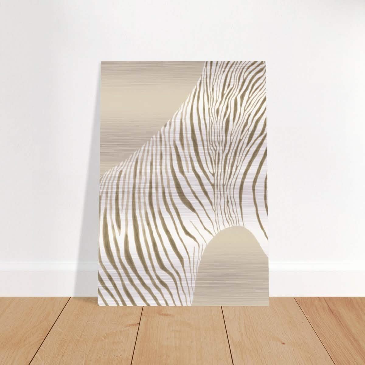 Da Vinci Abstract Wall art - Brushed Aluminum Print - 70x100 cm / 28x40″ -