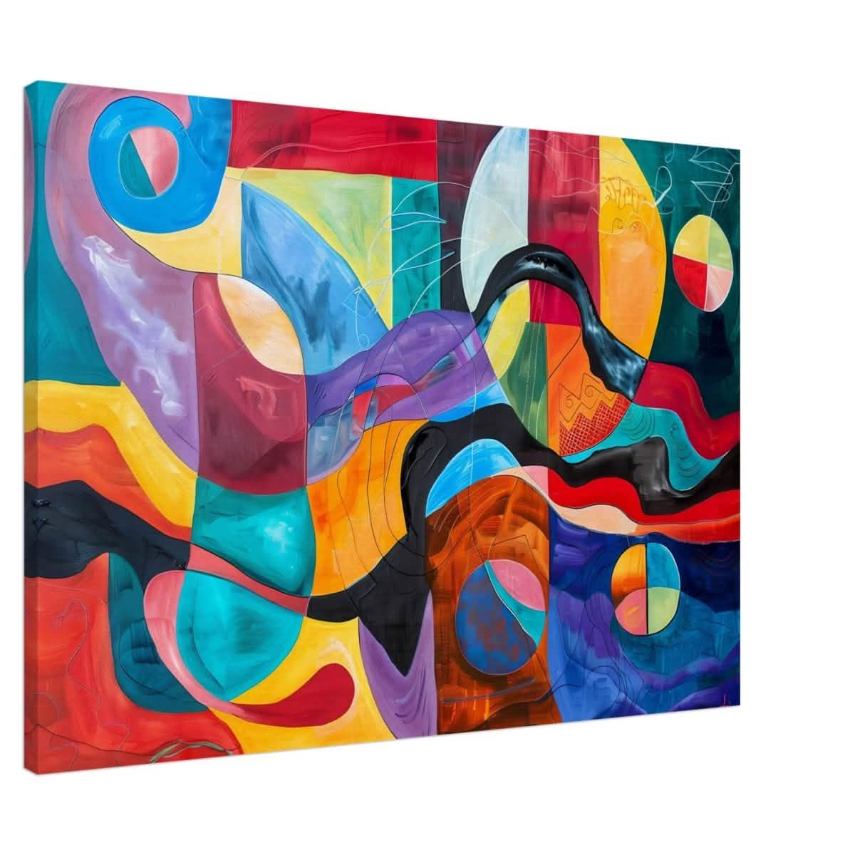 Da Vinci Abstract Wall Art - Canvas - 70x100 cm / 28x40″ - Slim