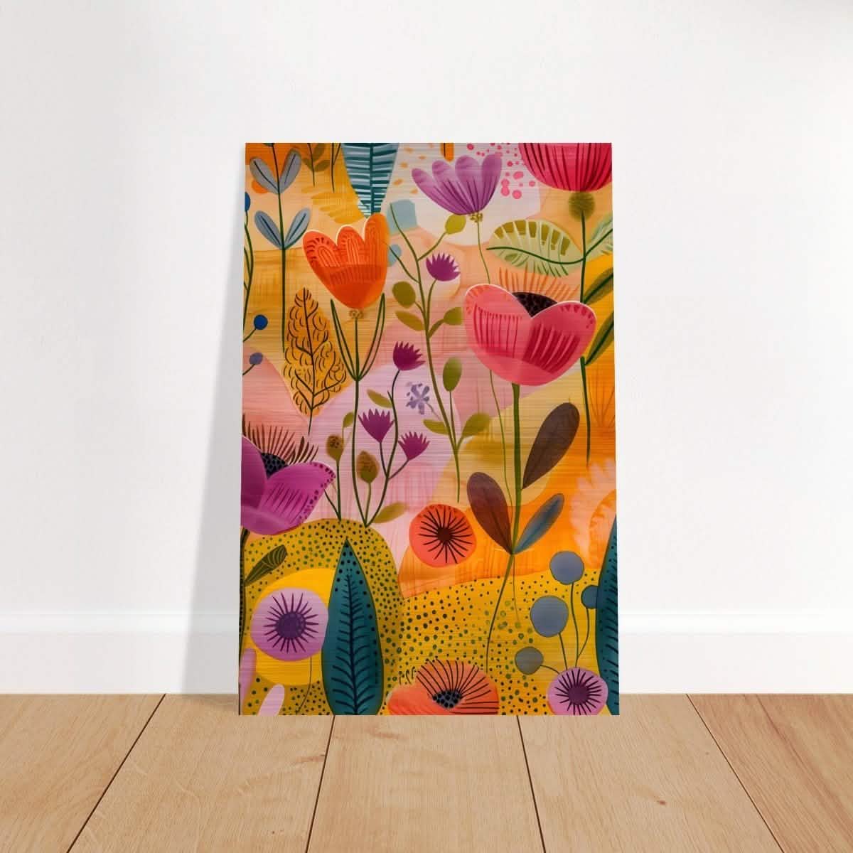 Da Vinci Abstract Wall Art - Brushed Aluminum Print - 60x90 cm / 24x36″ -