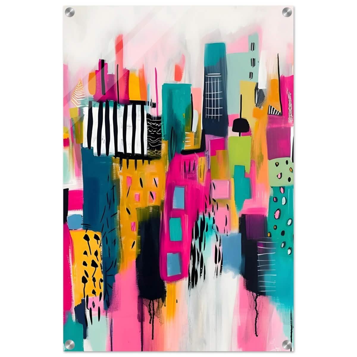 Da Vinci Abstract Wall Art - Acrylic Print - 50x75 cm / 20x30″ -