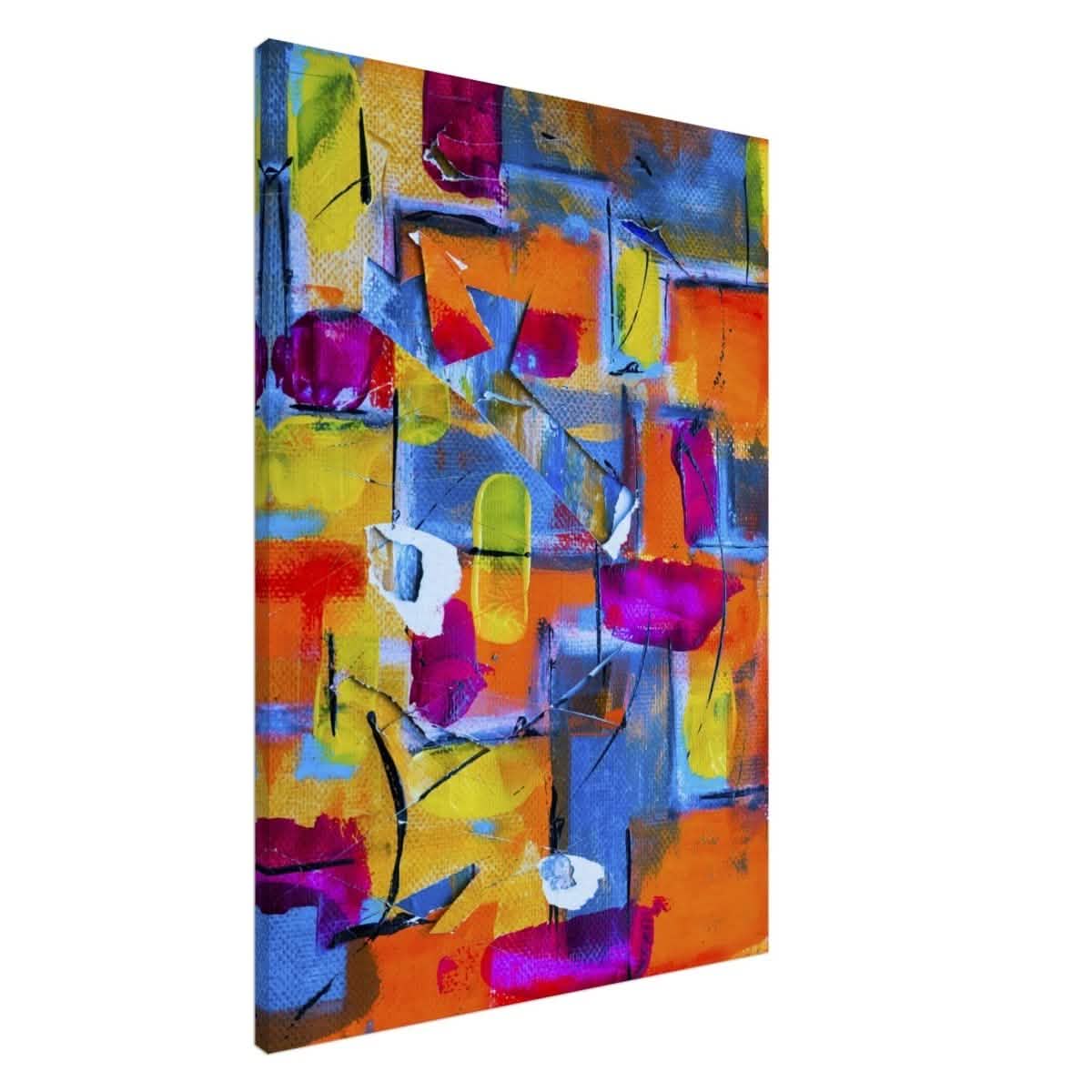 Da Vinci Abstract Wall Art - Canvas - 70x100 cm / 28x40″ - Slim