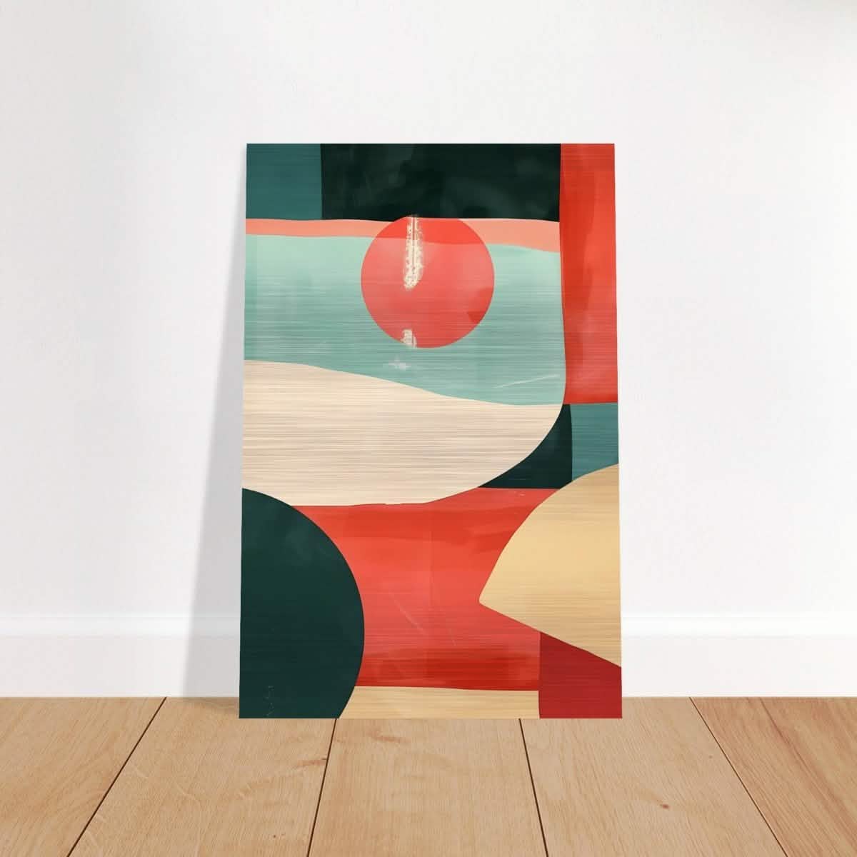 Da Vinci Abstract Wall art - Brushed Aluminum Print - 30x45 cm / 12x18″ -