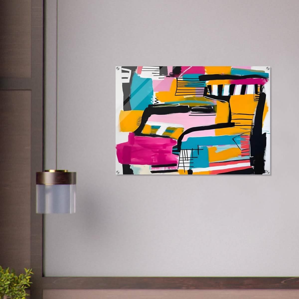 Da Vinci Abstract Wall Art - Acrylic Print - 70x100 cm / 28x40″ -