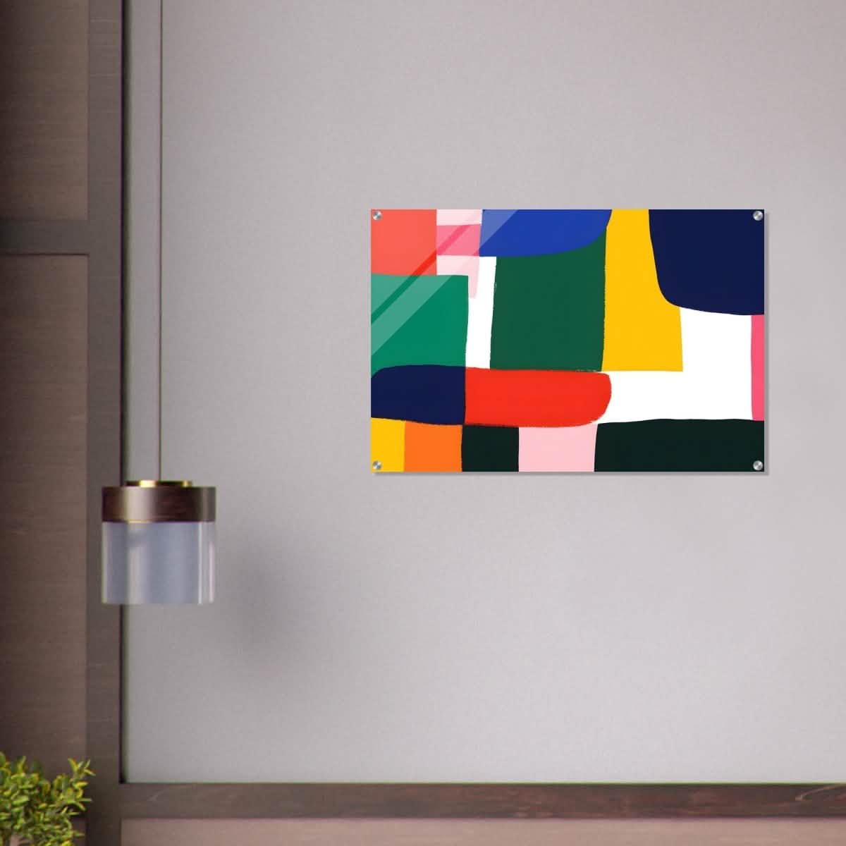 Da Vinci Abstract Wall Art - Acrylic Print - 60x90 cm / 24x36″ -