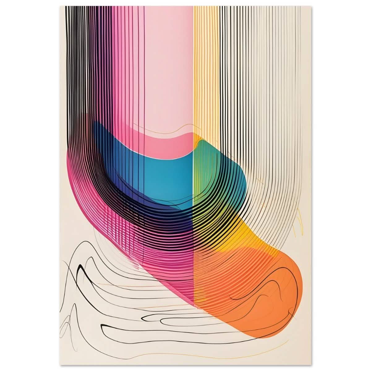 Da Vinci Abstract Wall art - Aluminum Print - 70x100 cm / 28x40″ -