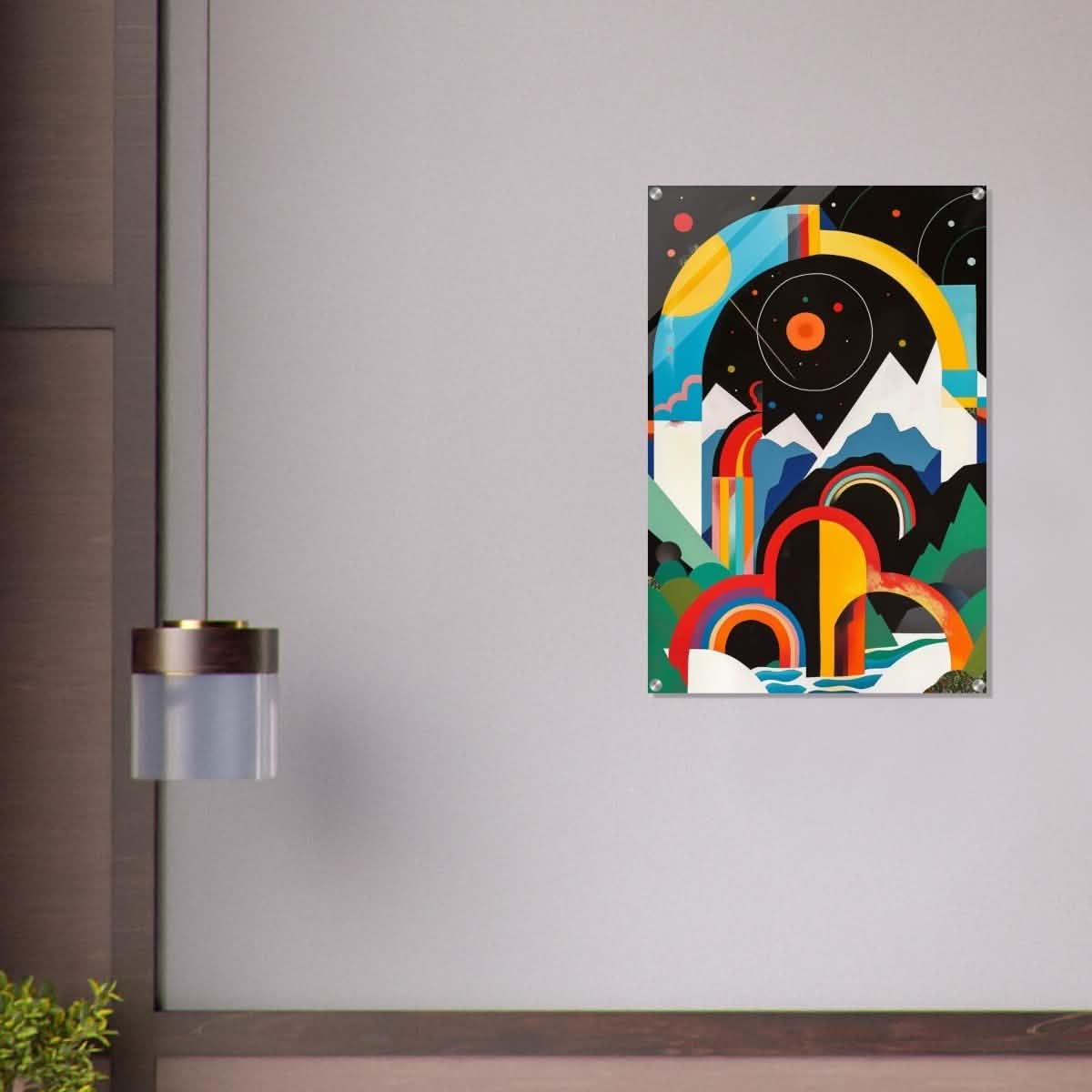 Da Vinci Abstract Wall Art - Acrylic Print - 60x90 cm / 24x36″ -