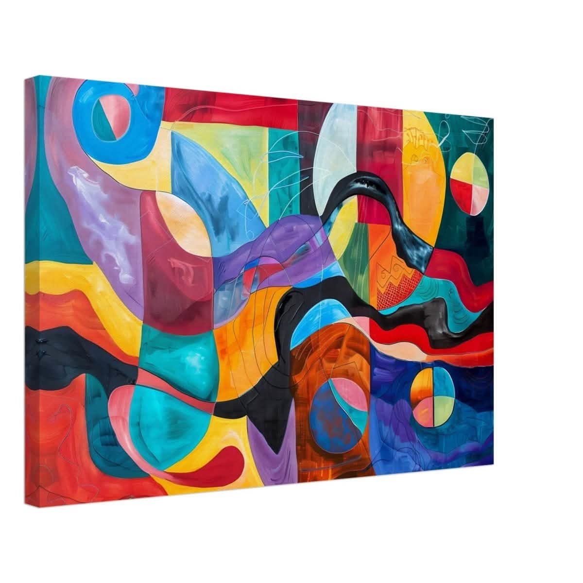 Da Vinci Abstract Wall Art - Canvas - 40x60 cm / 16x24″ - Slim