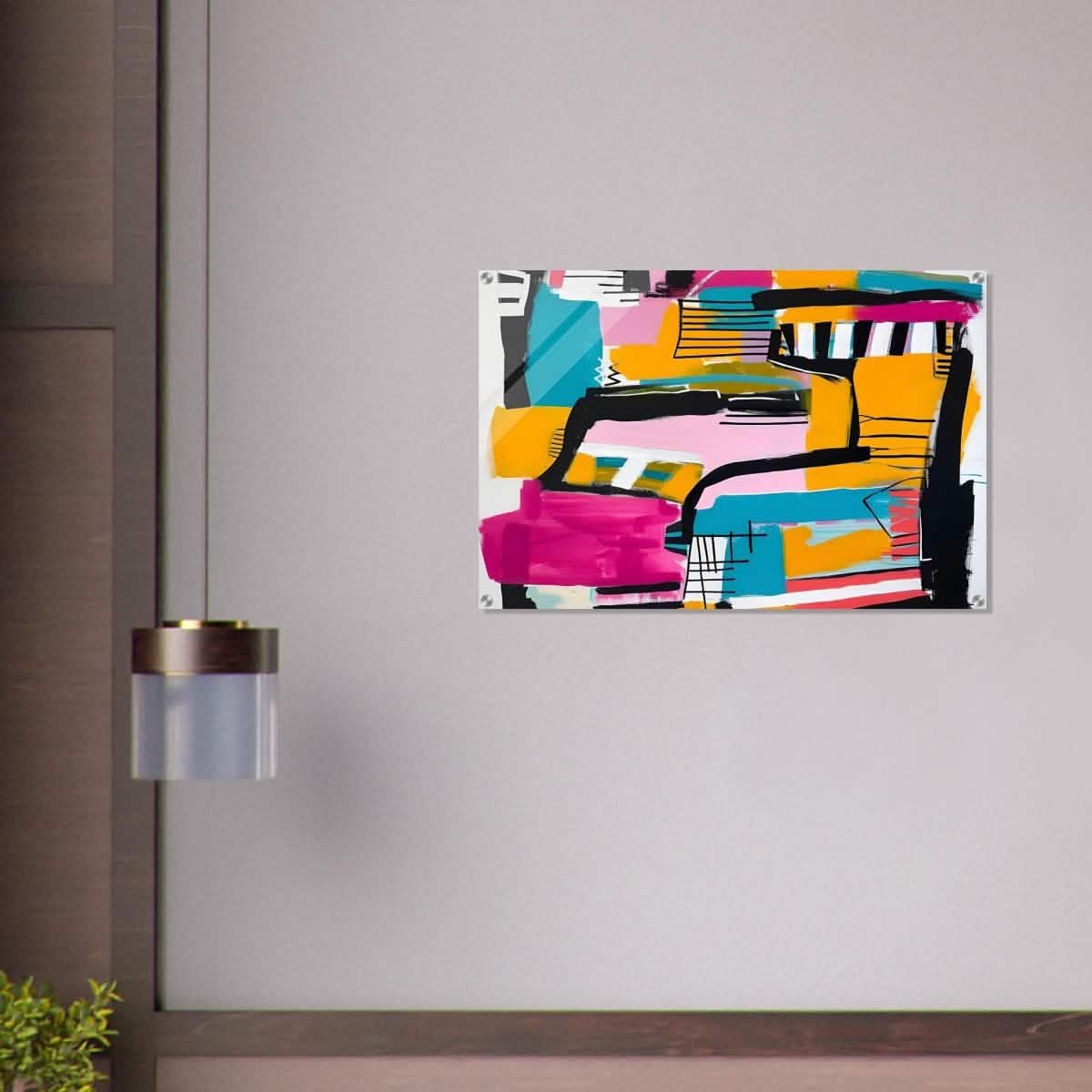 Da Vinci Abstract Wall Art - Acrylic Print - 60x90 cm / 24x36″ -