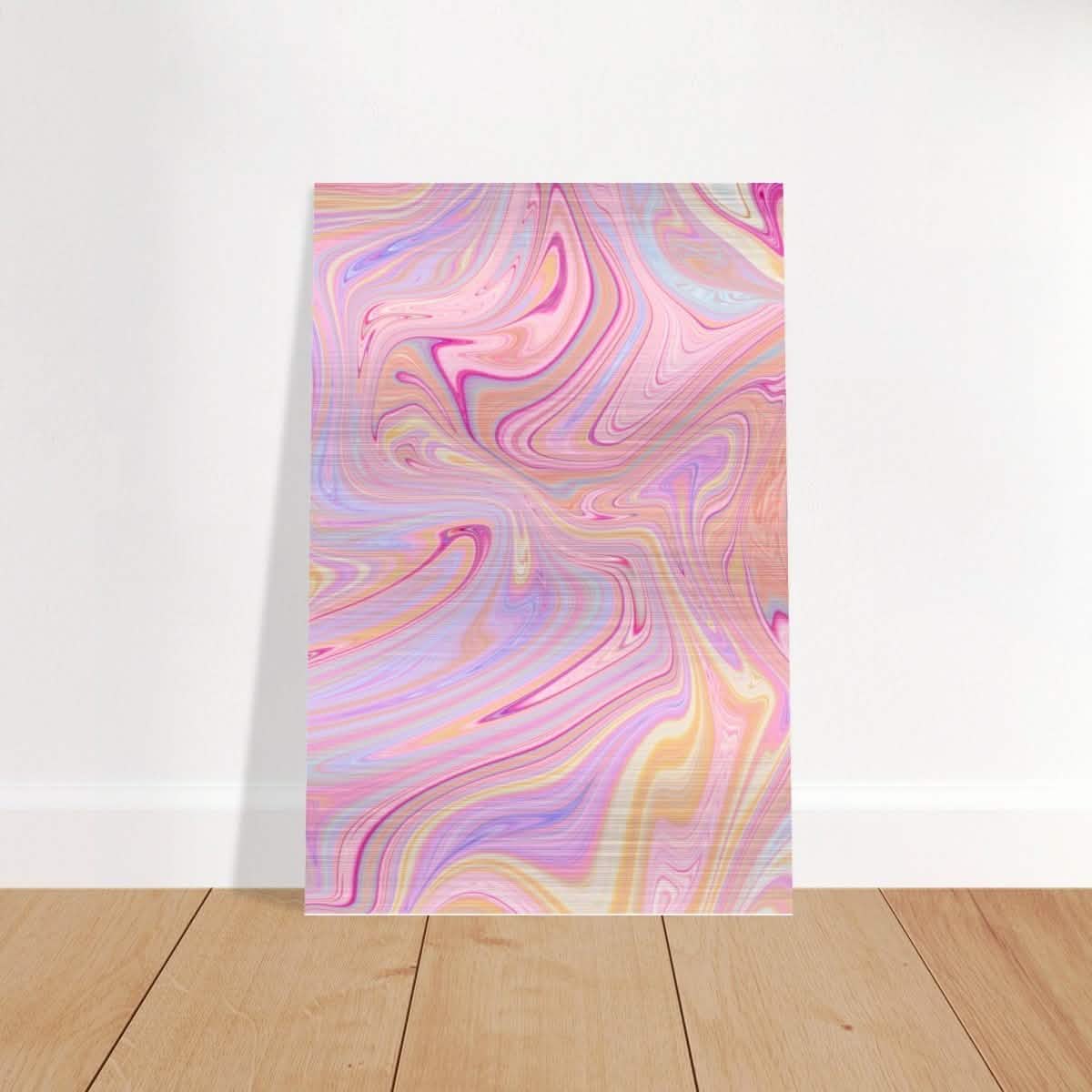 Da Vinci Abstract Wall Art - Brushed Aluminum Print - 60x90 cm / 24x36″ -