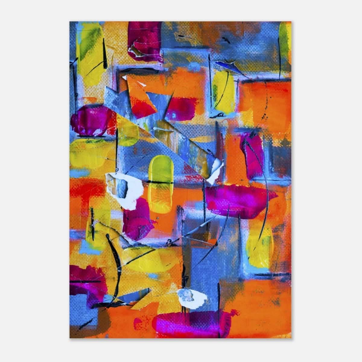 Da Vinci Abstract Wall Art - Aluminum Print - 70x100 cm / 28x40″ -