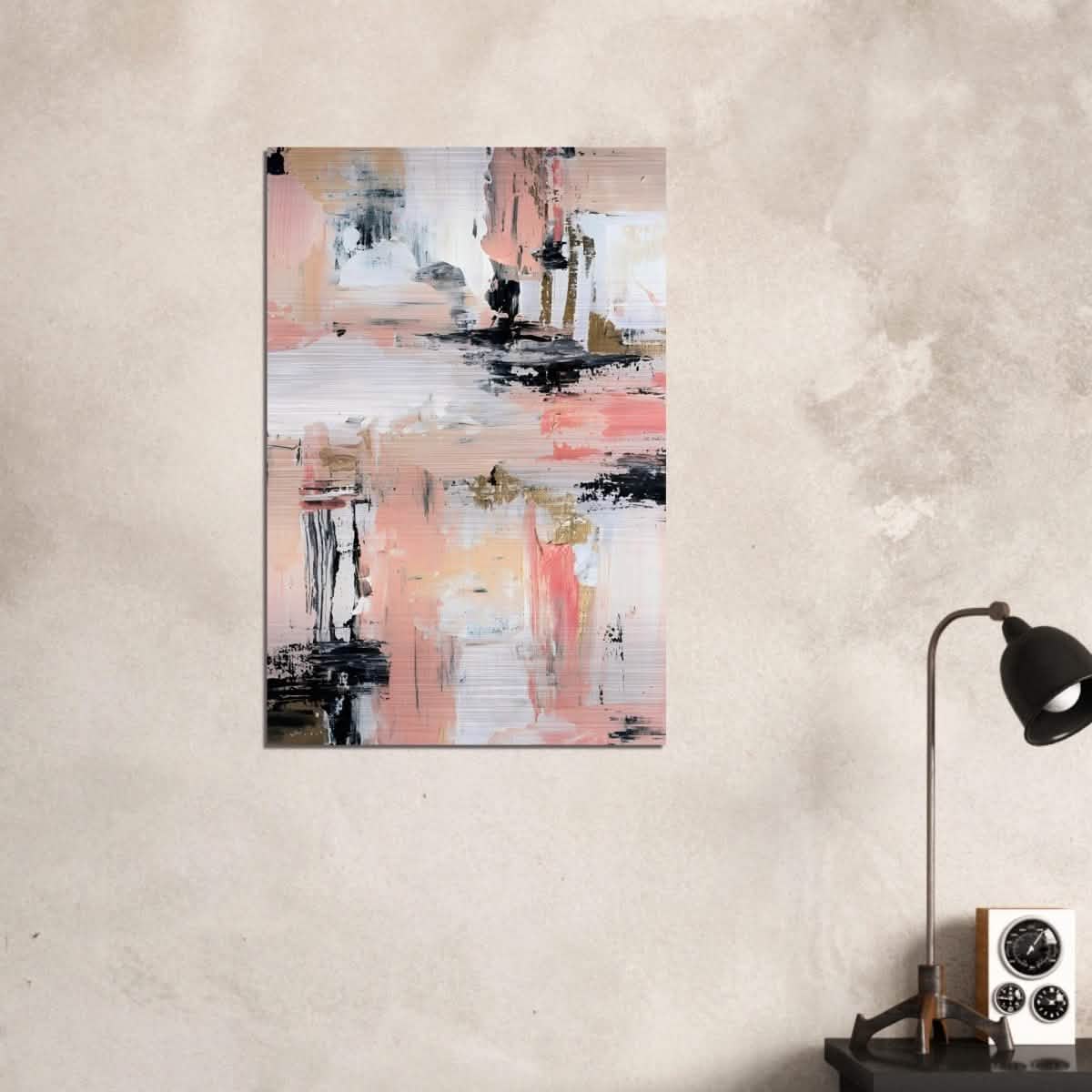 Da Vinci Abstract Wall art - Brushed Aluminum Print - 60x90 cm / 24x36″ -