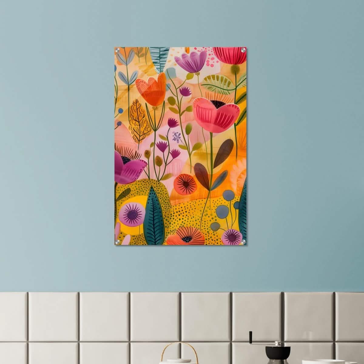 Da Vinci Abstract Wall Art - Acrylic Print - 60x90 cm / 24x36″ -