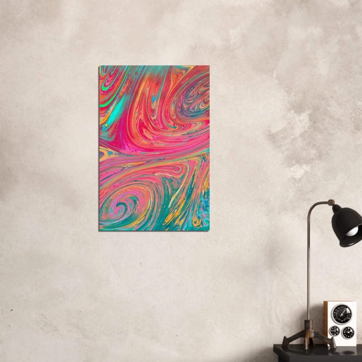 Da Vinci Abstract Wall Art - Wood Prints - 50x75 cm / 20x30″ - 20 mm