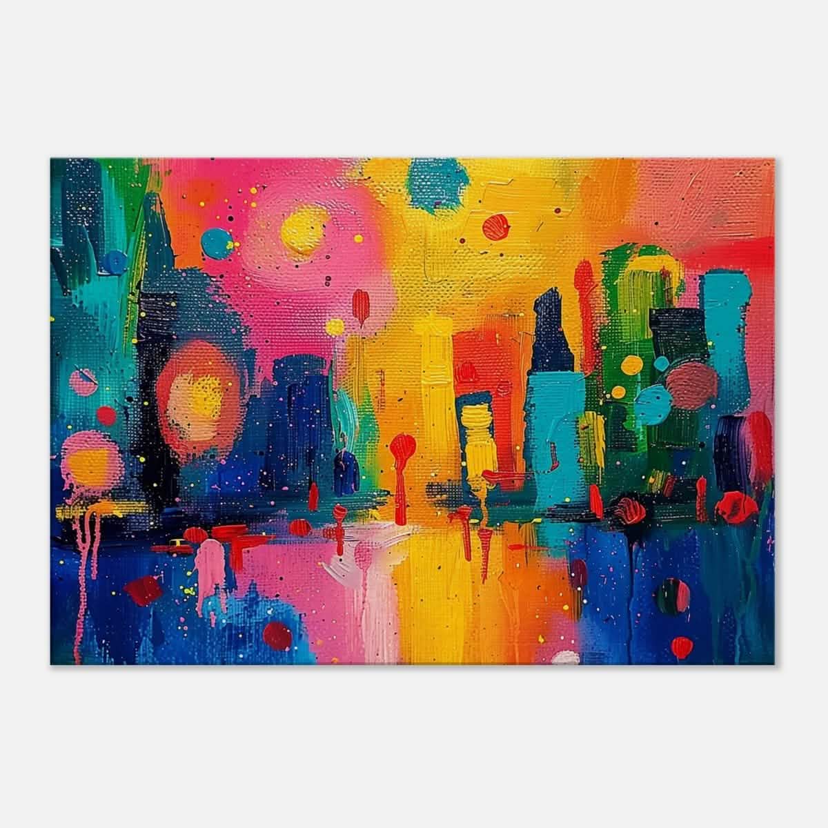 Da Vinci Abstract Wall Art - Canvas - 70x100 cm / 28x40″ - Thick