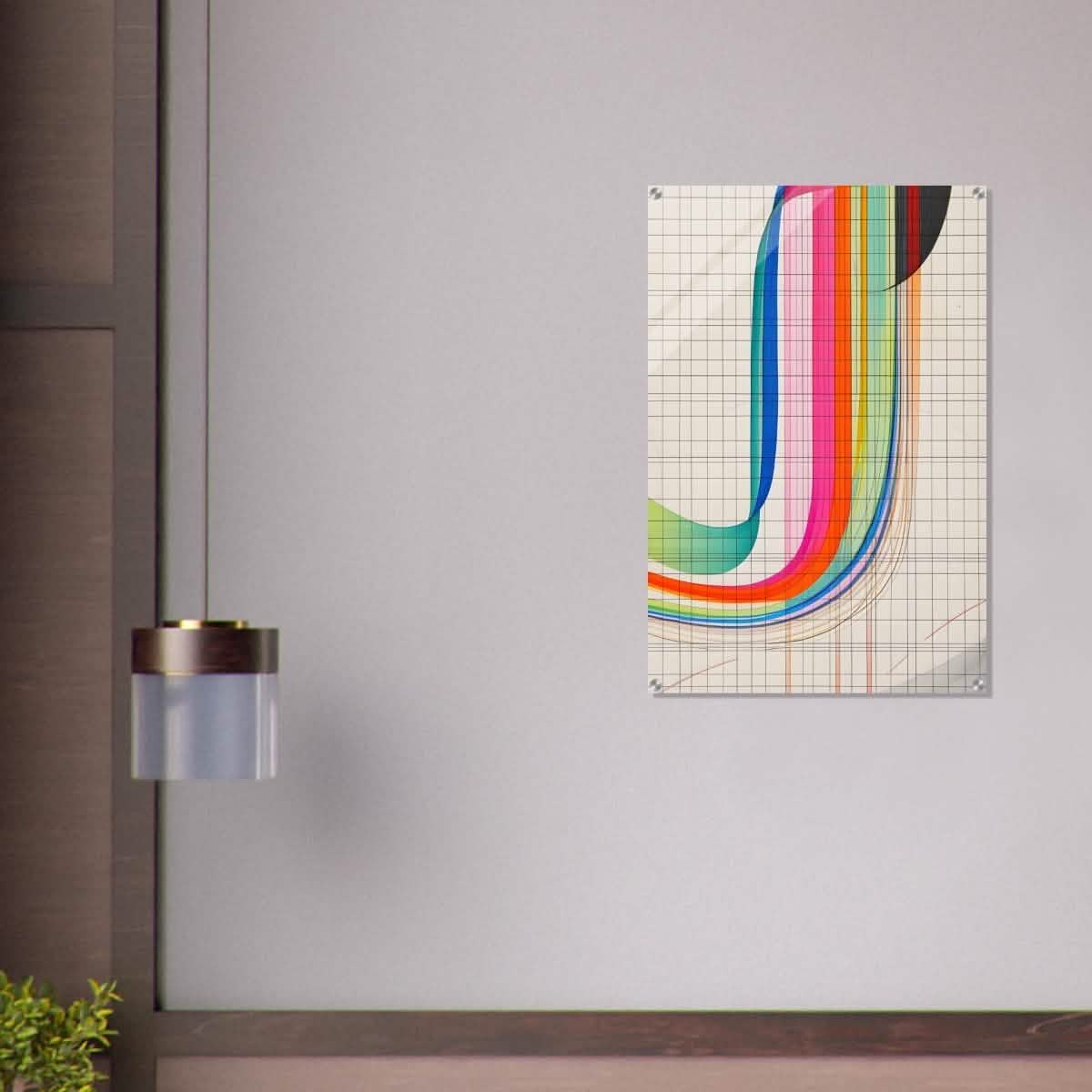 Da Vinci Abstract Wall Art - Acrylic Print - 60x90 cm / 24x36″ -