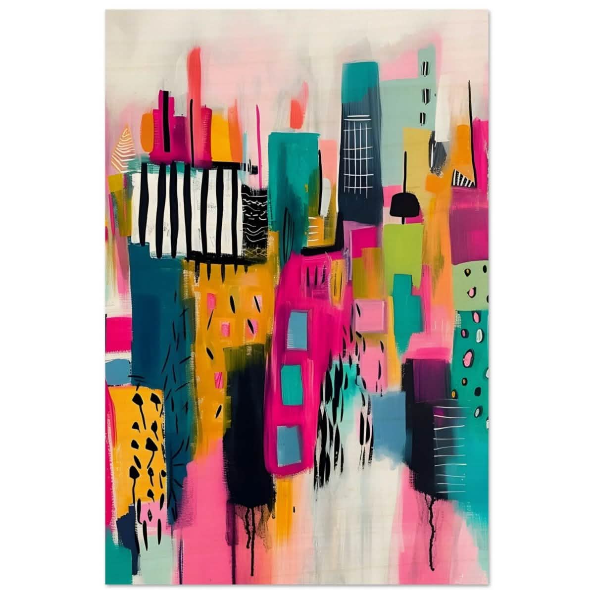 Da Vinci Abstract Wall Art - Wood Prints - 40x60 cm / 16x24″ - 10 mm