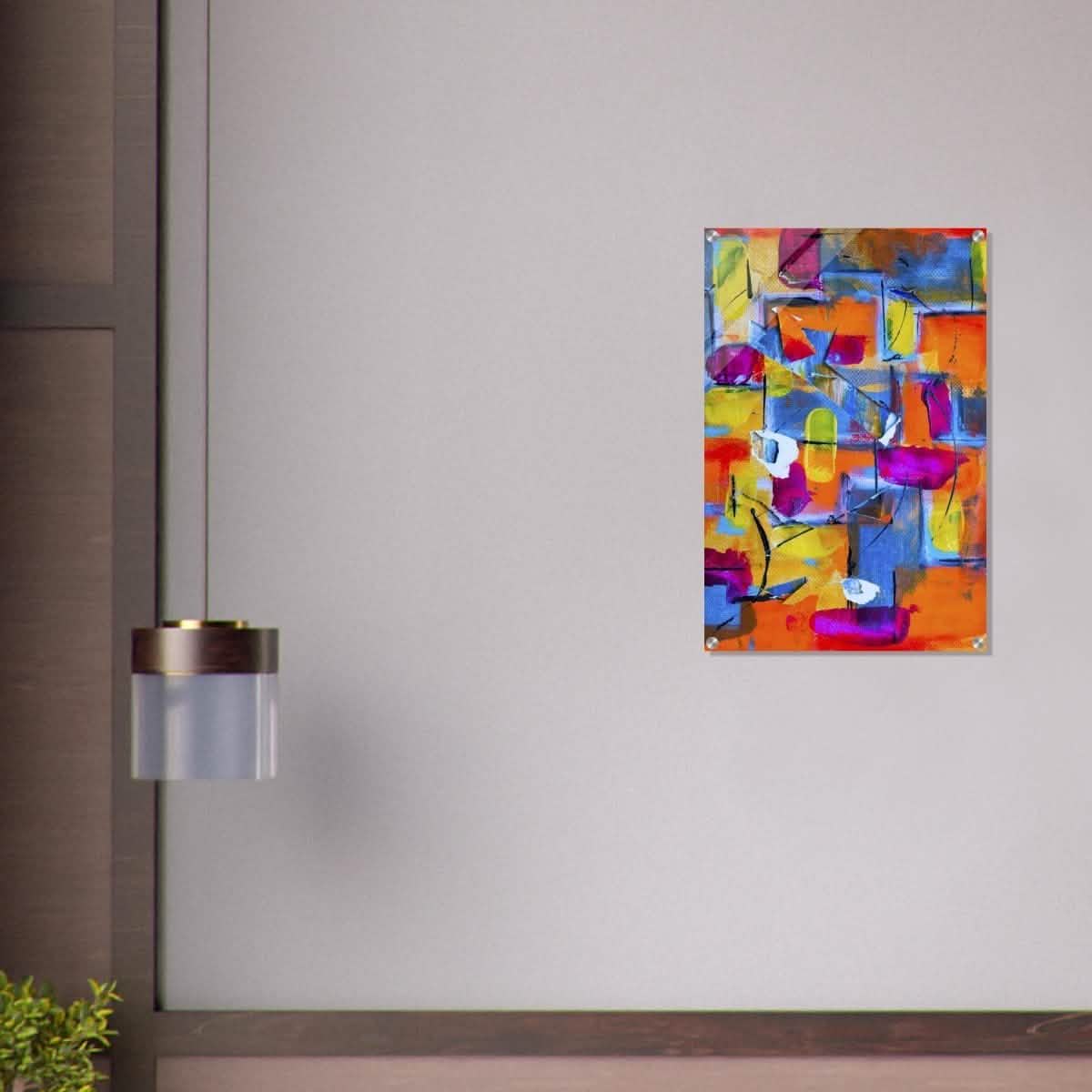 Da Vinci Abstract Wall Art - Acrylic Print - 50x75 cm / 20x30″ -