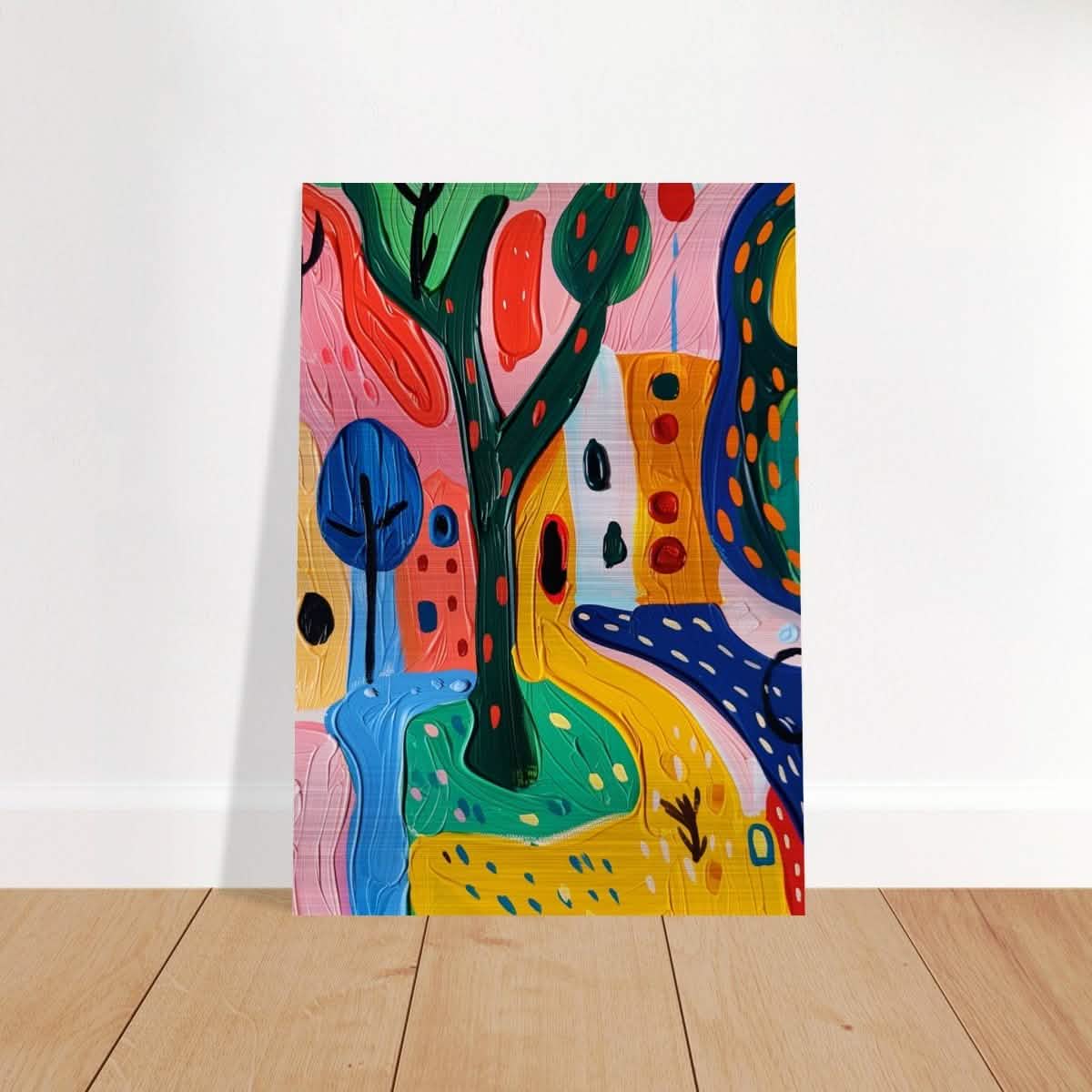 Da Vinci Abstract Wall art - Brushed Aluminum Print - 70x100 cm / 28x40″ -