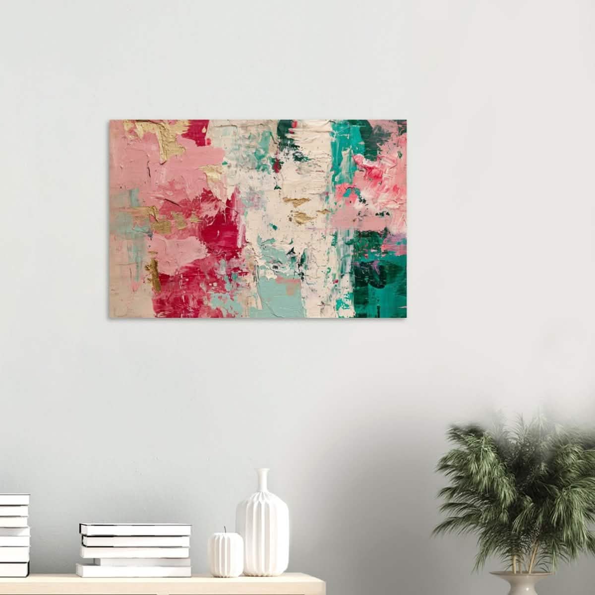 Da Vinci Abstract Wall Art - Wood Prints - 50x75 cm / 20x30″ - 20 mm