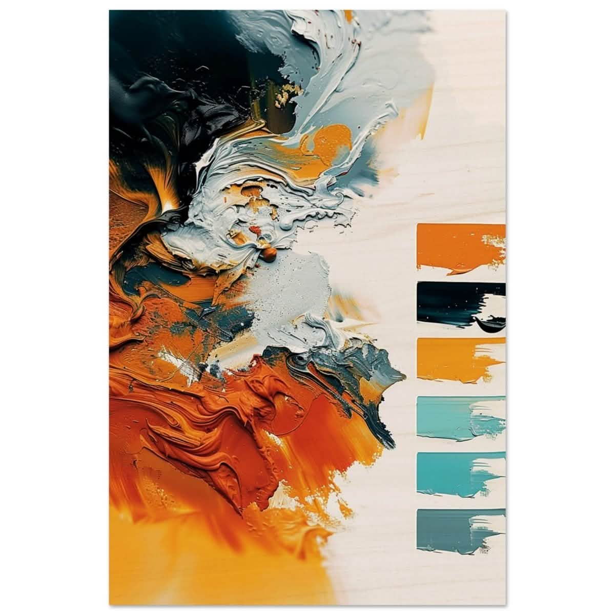 Da Vinci Abstract Wall art - Wood Prints - 60x90 cm / 24x36″ - 20 mm