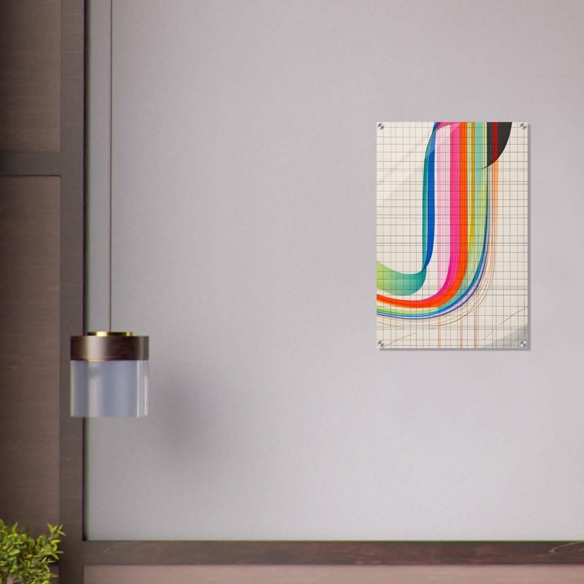 Da Vinci Abstract Wall Art - Acrylic Print - 50x75 cm / 20x30″ -