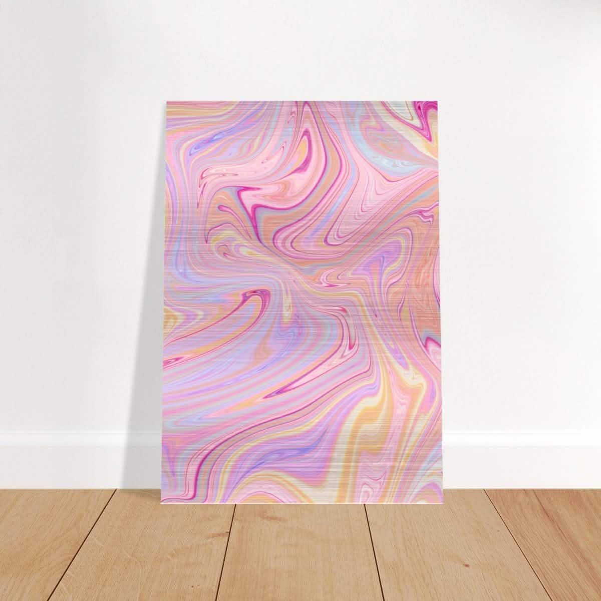 Da Vinci Abstract Wall Art - Brushed Aluminum Print - 70x100 cm / 28x40″ -