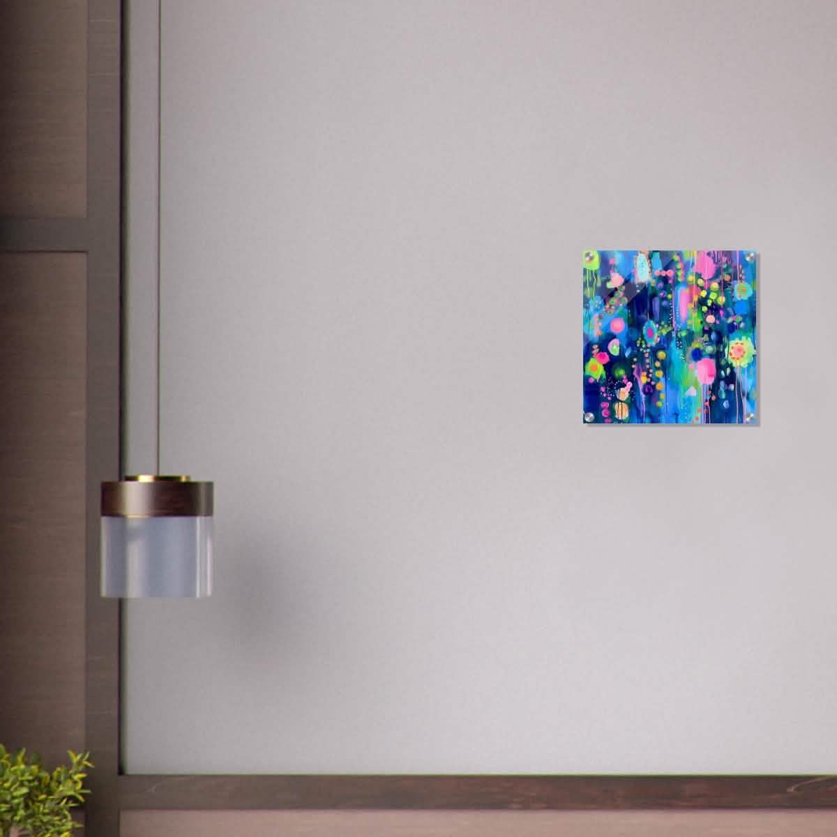 Da Vinci Abstract Wall Art - Acrylic Print - 40x40 cm / 16x16″ -