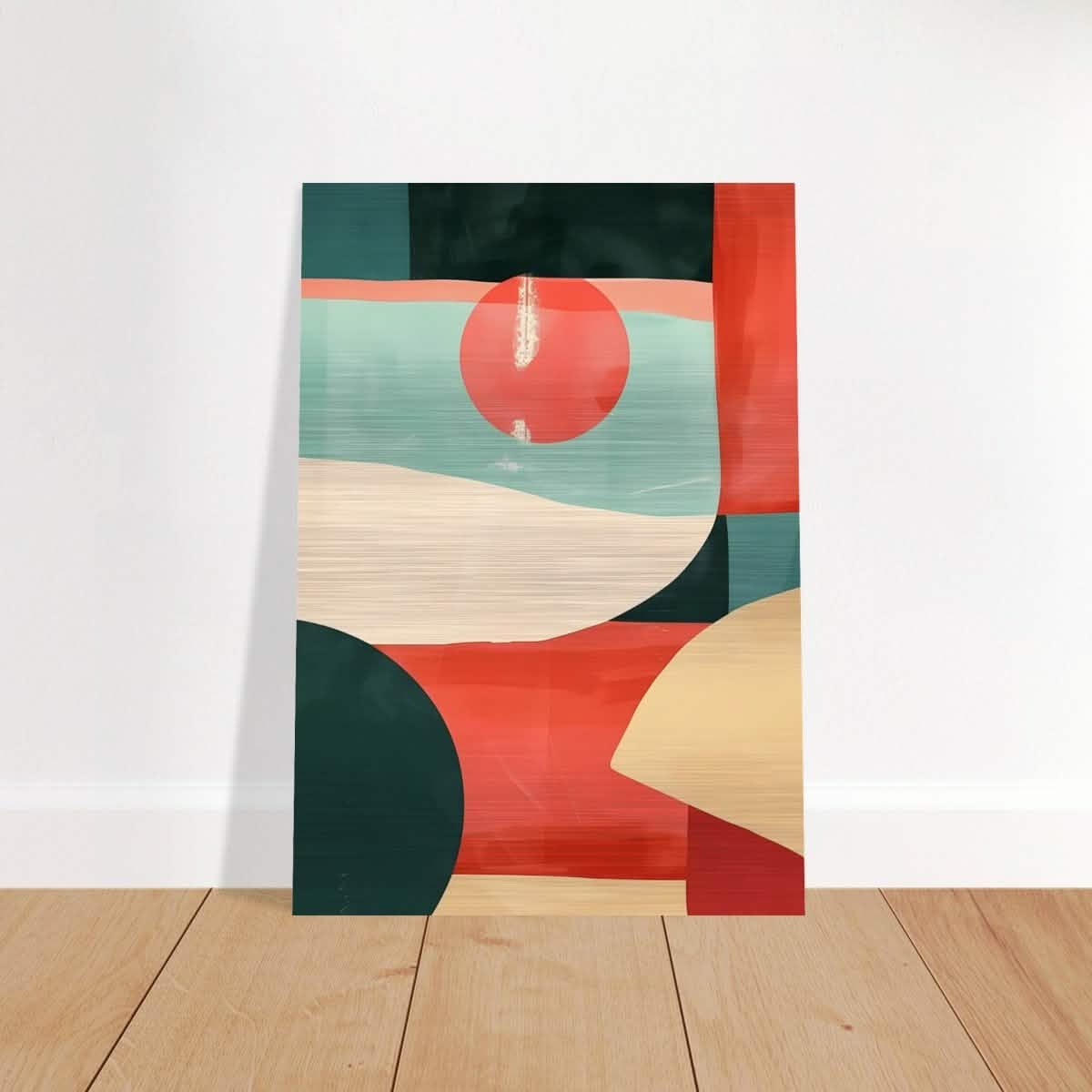 Da Vinci Abstract Wall art - Brushed Aluminum Print - 70x100 cm / 28x40″ -