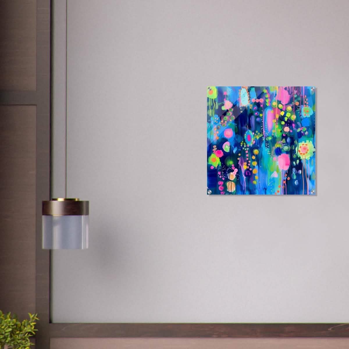 Da Vinci Abstract Wall Art - Acrylic Print - 60x60 cm / 24x24″ -