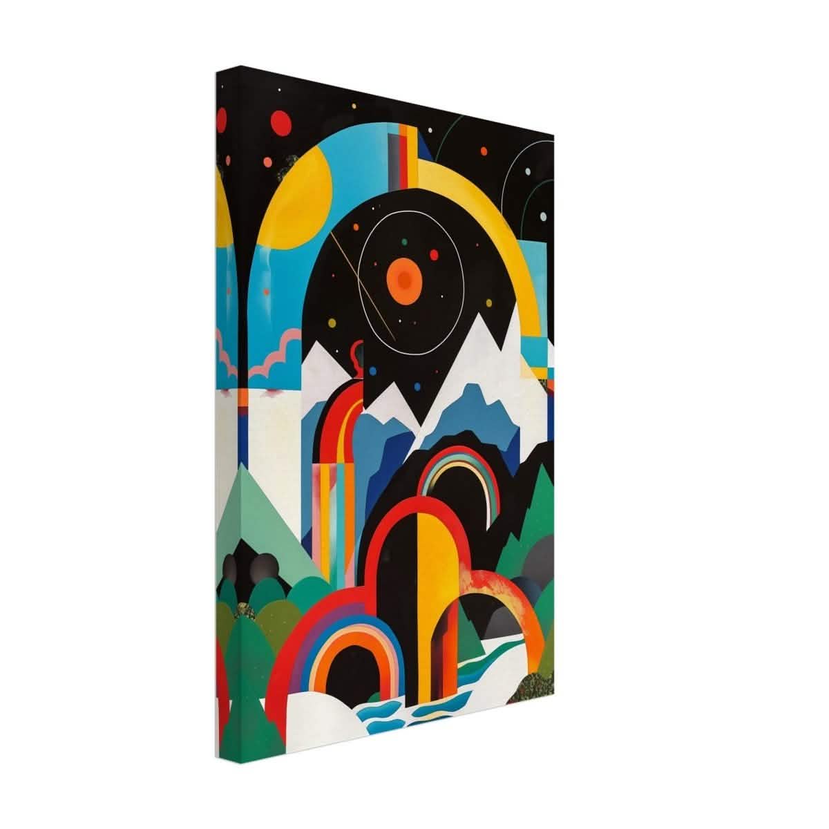 Da Vinci Abstract Wall Art - Canvas - 30x45 cm / 12x18″ - Thick