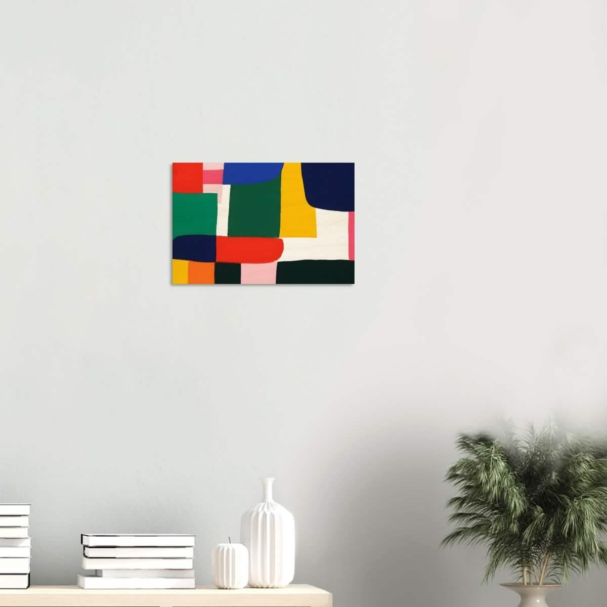 Da Vinci Abstract Wall Art - Wood Prints - 30x45 cm / 12x18″ - 10 mm