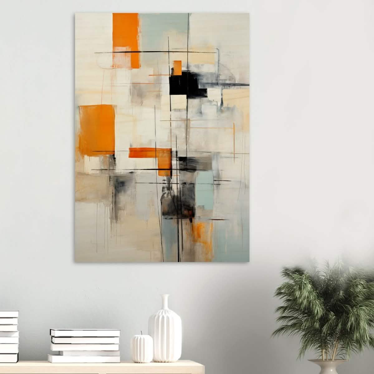 Da Vinci Abstract Wall Art - Wood Prints - 70x100 cm / 28x40″ - 10 mm