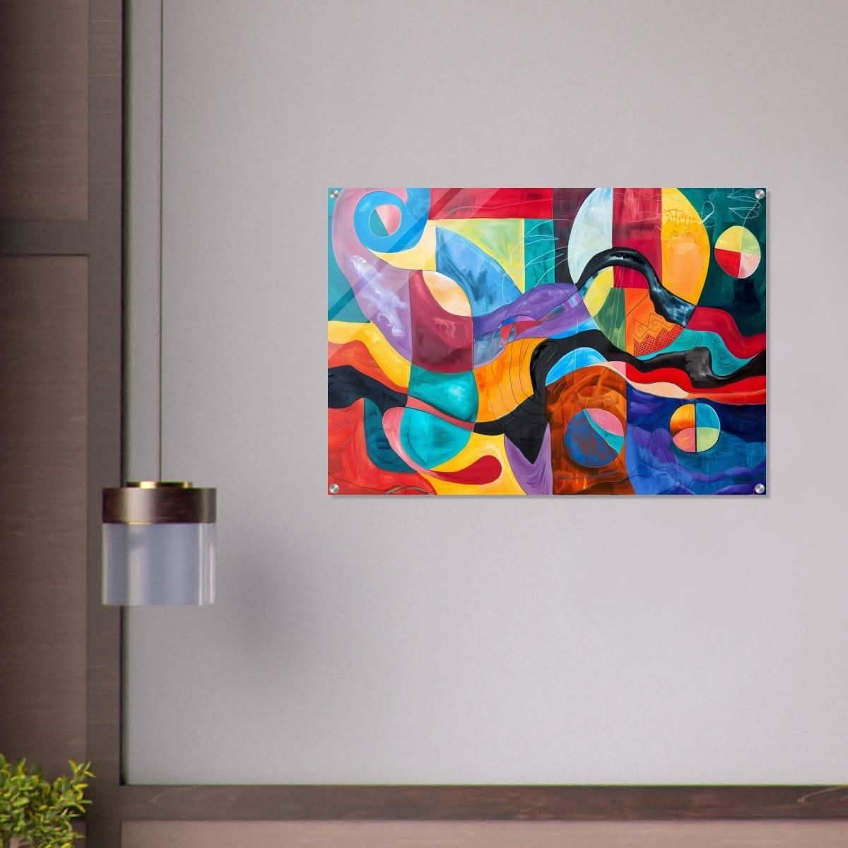 Da Vinci Abstract Wall Art - Acrylic Print - 70x100 cm / 28x40″ -