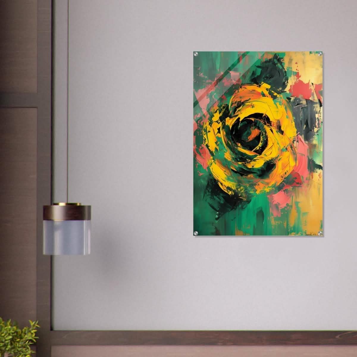 Da Vinci Abstract Wall Art - Acrylic Print - 70x100 cm / 28x40″ -