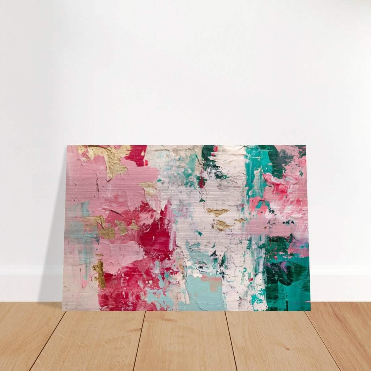 Da Vinci Abstract Wall Art - Brushed Aluminum Print - 50x75 cm / 20x30″ -