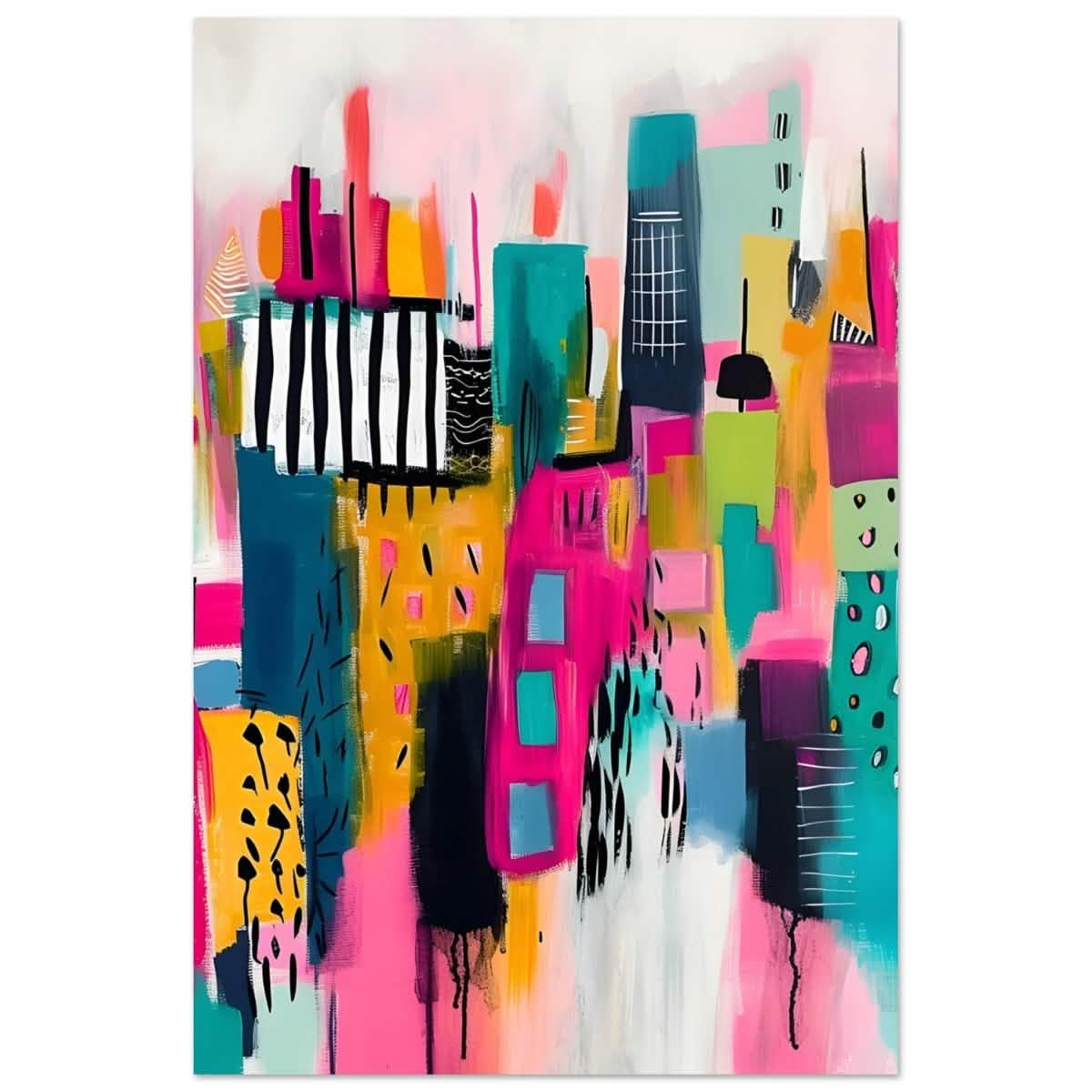 Da Vinci Abstract Wall Art - Aluminum Print - 40x60 cm / 16x24″ -