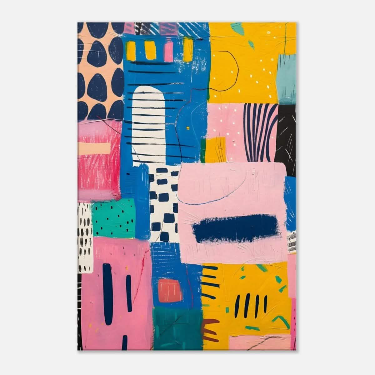 Da Vinci Abstract Wall art - Canvas - 50x75 cm / 20x30″ - Thick