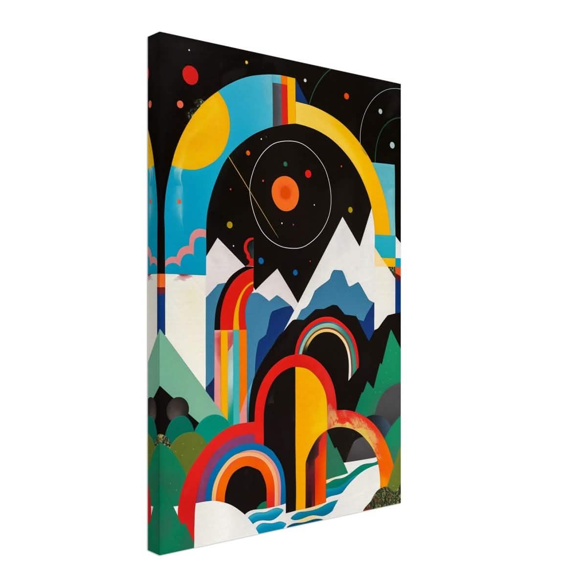 Da Vinci Abstract Wall Art - Canvas - 40x60 cm / 16x24″ - Slim