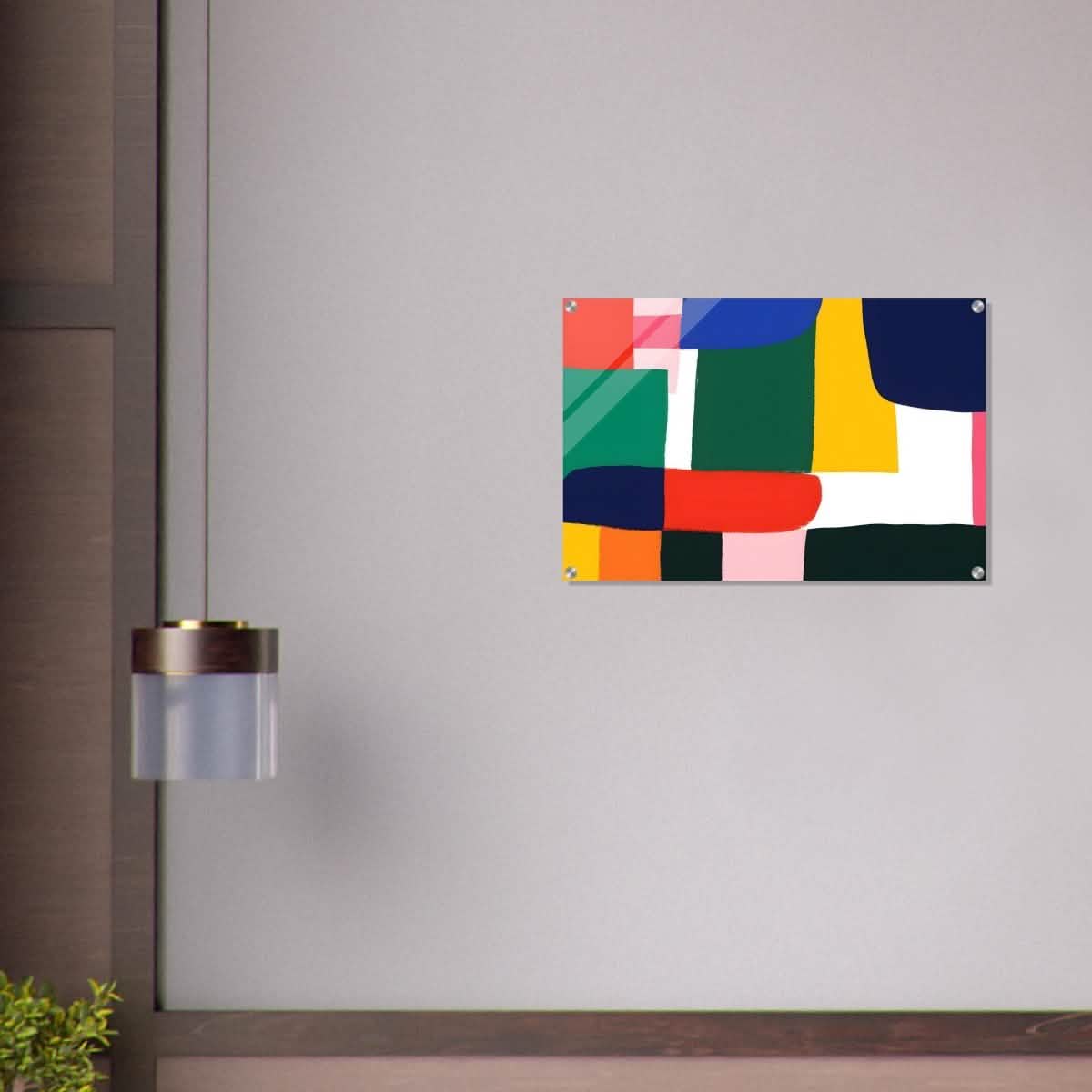 Da Vinci Abstract Wall Art - Acrylic Print - 50x75 cm / 20x30″ -