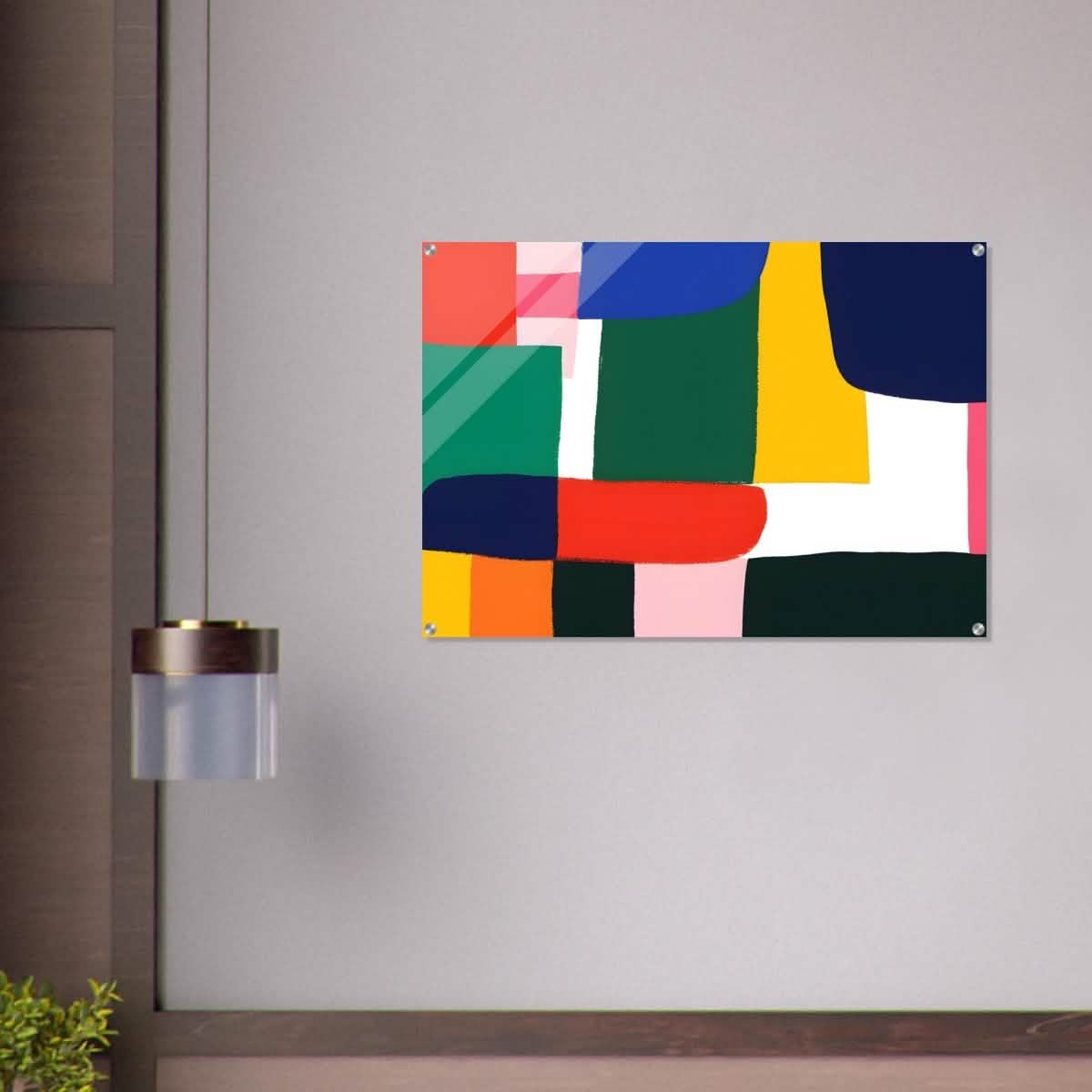 Da Vinci Abstract Wall Art - Acrylic Print - 70x100 cm / 28x40″ -