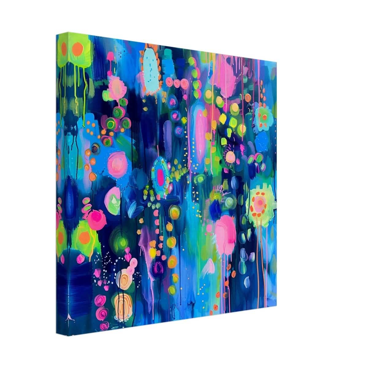 Da Vinci Abstract Wall Art - Canvas - 40x40 cm / 16x16″ - Thick