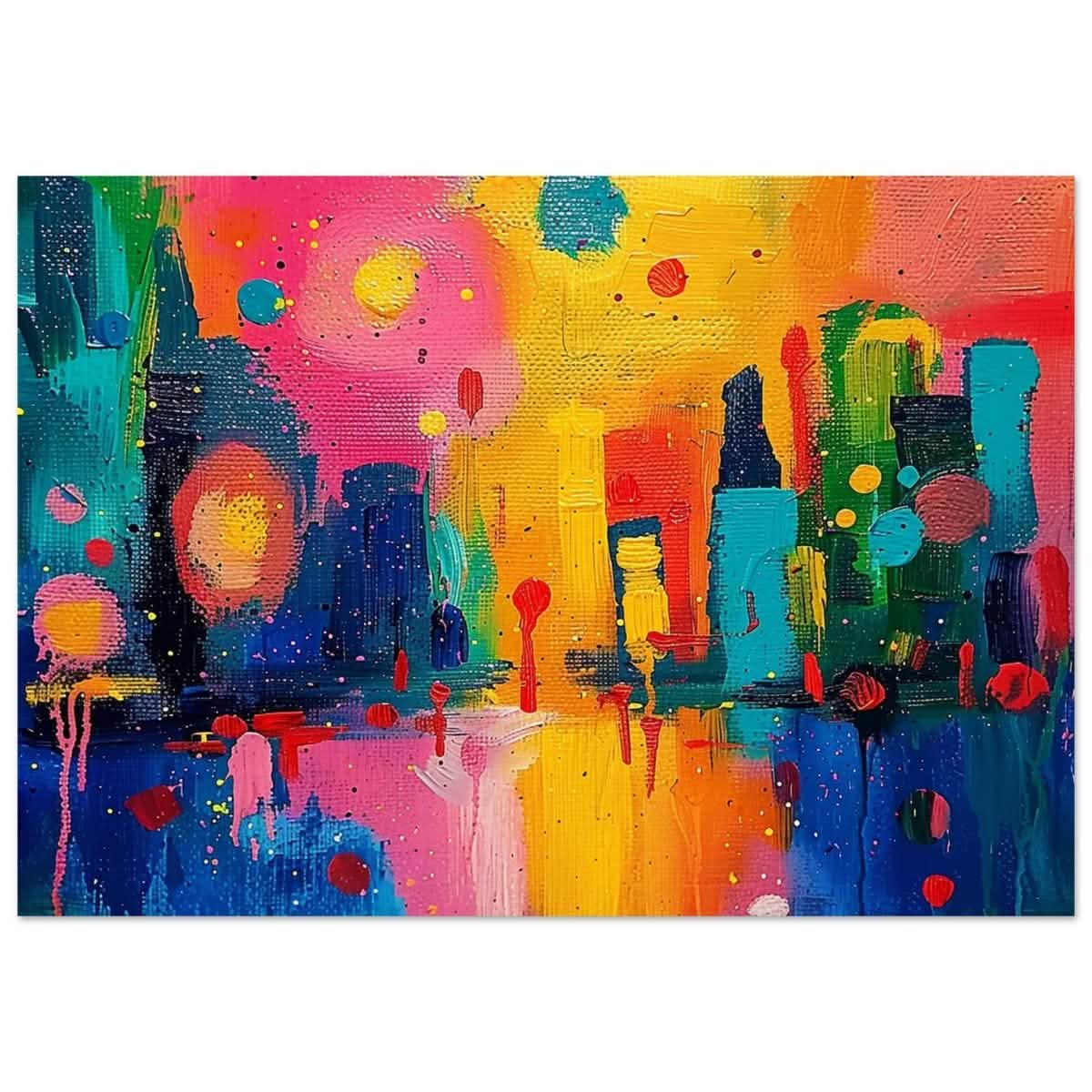 Da Vinci Abstract Wall Art - Aluminum Print - 70x100 cm / 28x40″ -