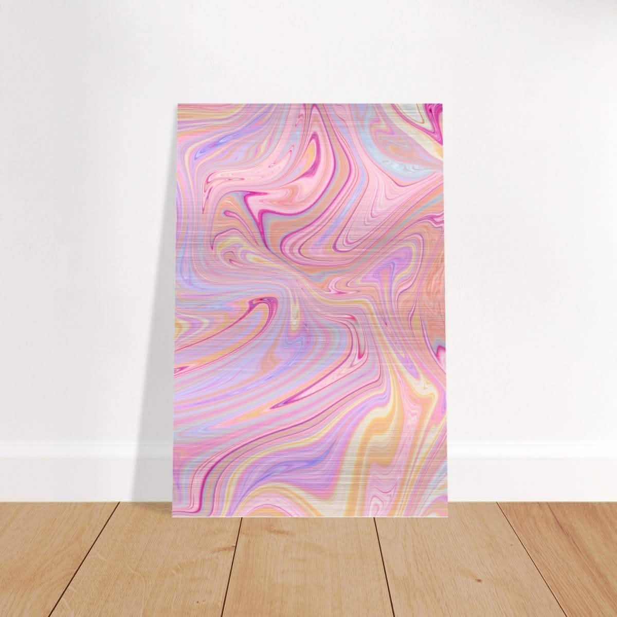 Da Vinci Abstract Wall Art - Brushed Aluminum Print - 50x75 cm / 20x30″ -