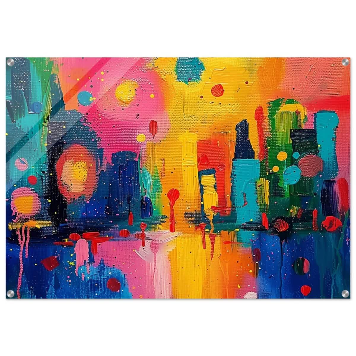 Da Vinci Abstract Wall Art - Acrylic Print - 70x100 cm / 28x40″ -