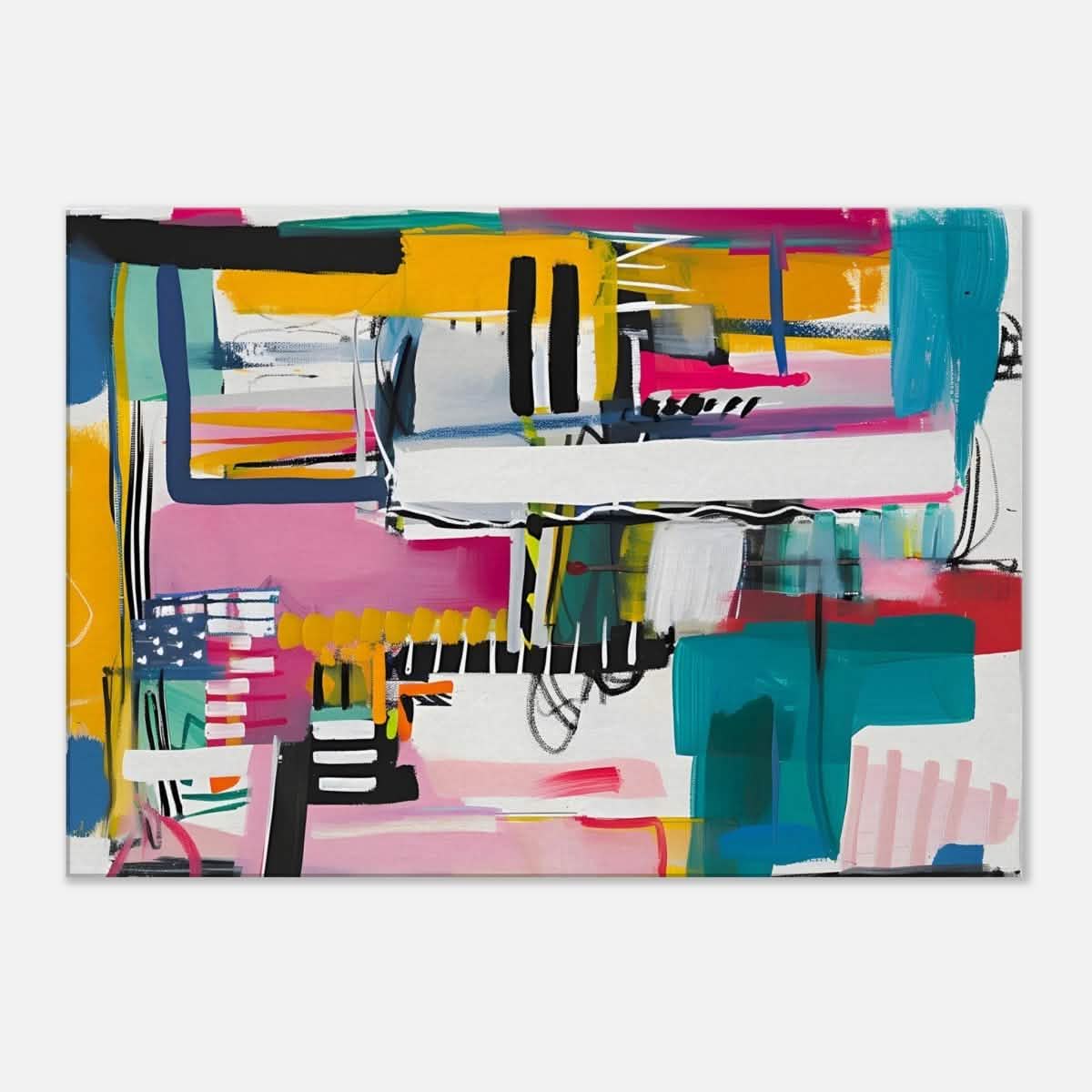 Da Vinci Abstract Wall Art - Canvas - 70x100 cm / 28x40″ - Thick