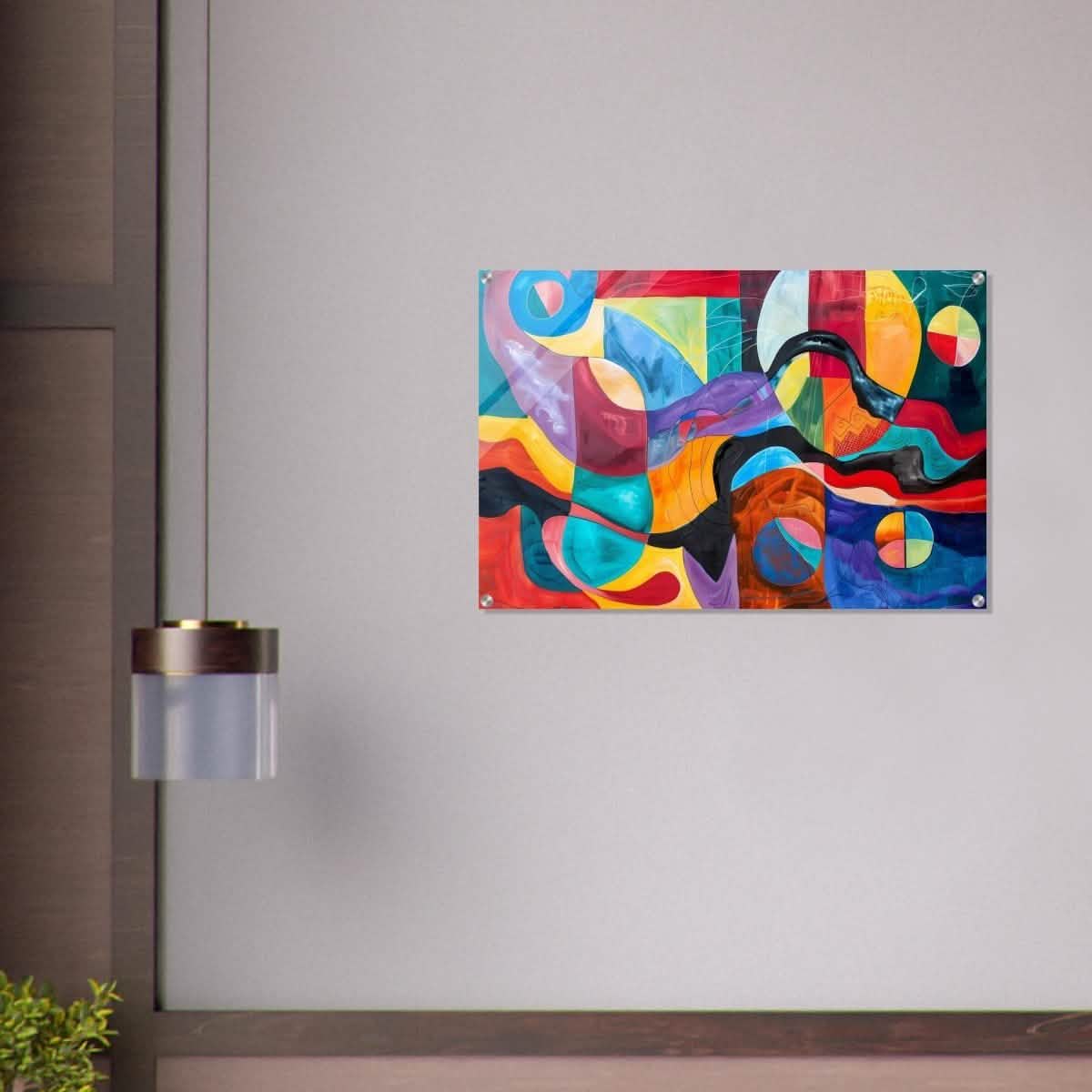 Da Vinci Abstract Wall Art - Acrylic Print - 60x90 cm / 24x36″ -