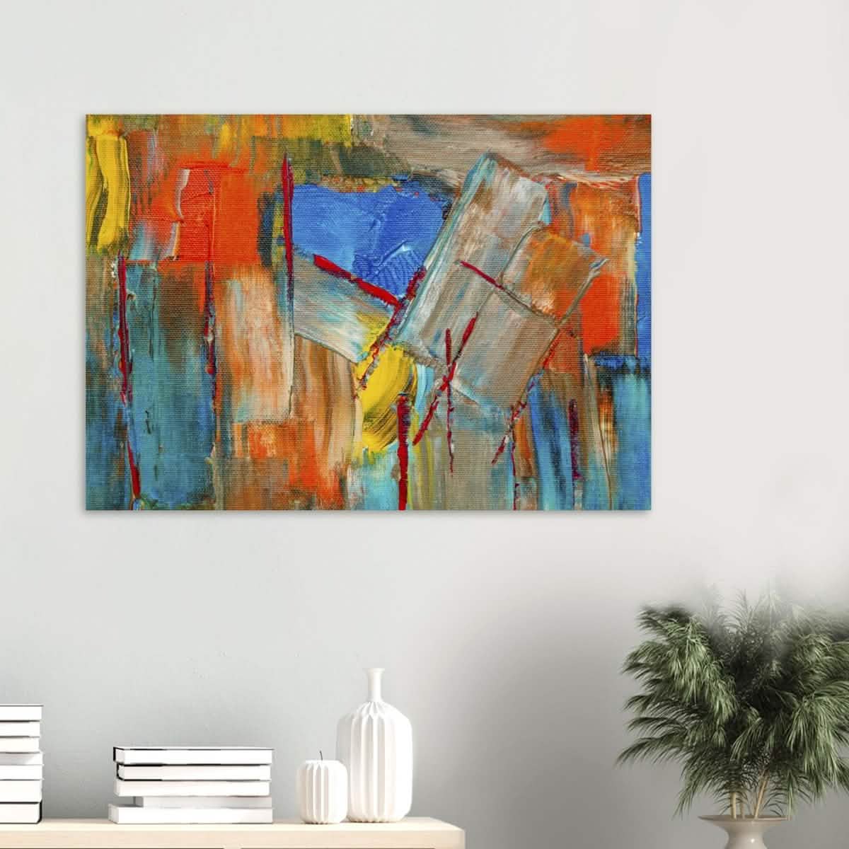 Da Vinci Abstract Wall art - Wood Prints - 70x100 cm / 28x40″ - 10 mm