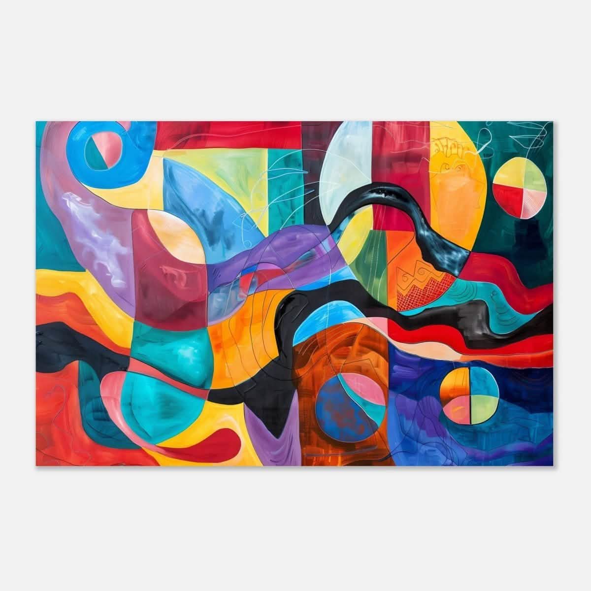 Da Vinci Abstract Wall Art - Aluminum Print - 30x45 cm / 12x18″ -