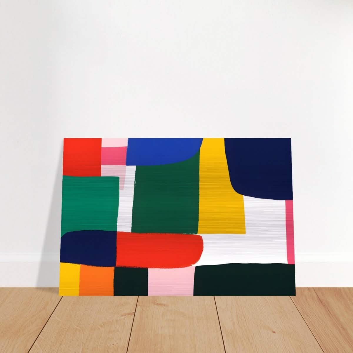 Da Vinci Abstract Wall Art - Brushed Aluminum Print - 40x60 cm / 16x24″ -